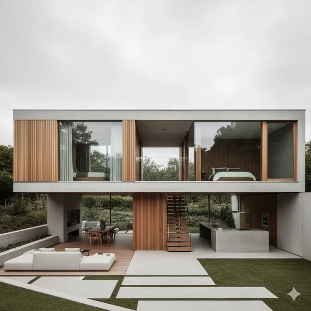 Tren Model Rumah Sederhana Tapi Mewah Tahun 2025 (Image by Gemini AI)