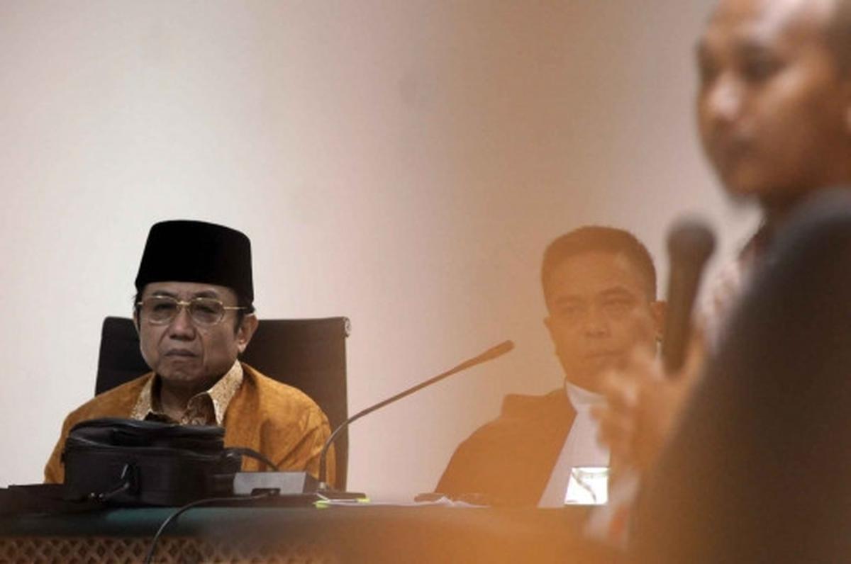 Sidang lanjutan Waryono Karno terkait kasus korupsi ESDM