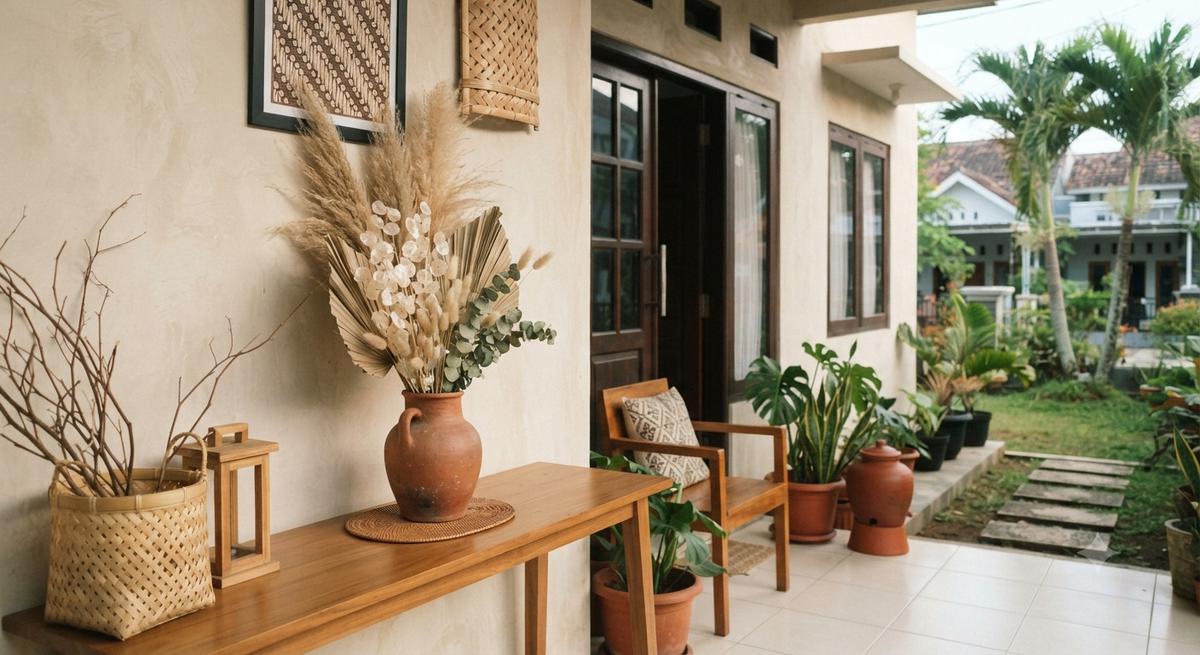 Tanaman kering yang tidak mudah berdebu untuk dekorasi rumah sebagai pilihan cerdas penghias ruangan minimalis