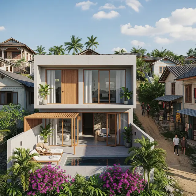 Model Rumah Beton Sederhana Tapi Mewah