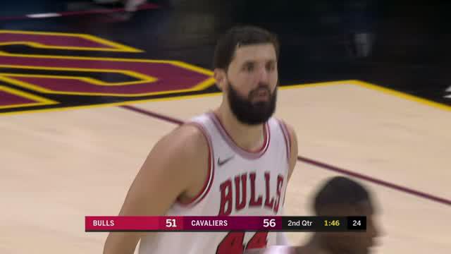 Berita video game recap NBA 2017-2018 antara Cleveland Cavaliers melawan Chicago Bulls dengan skor 115-112.