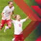Denmark vs Inggris (Liputan6.com/Abdillah)