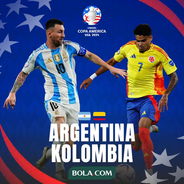 Final Copa America 2024 - Argentina Vs Kolombia - Lionel Messi Vs Luis Diaz