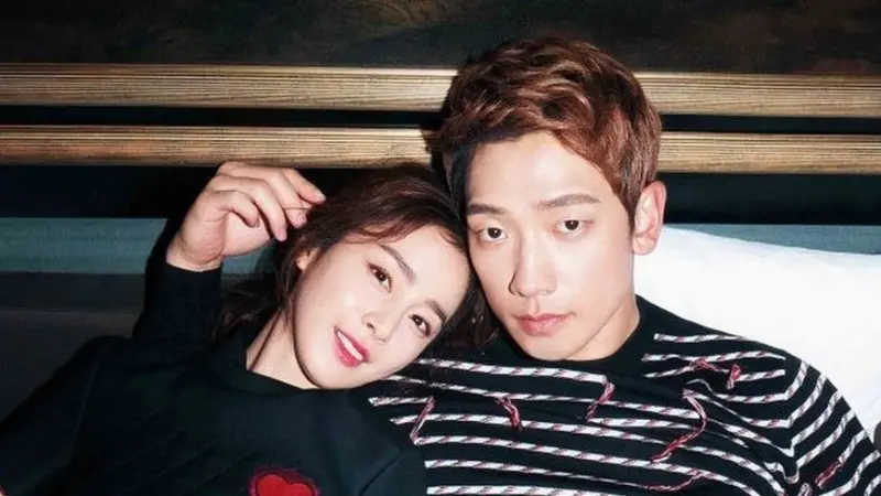 Rain dan  Kim Tae Hee. (foto: Soompi)