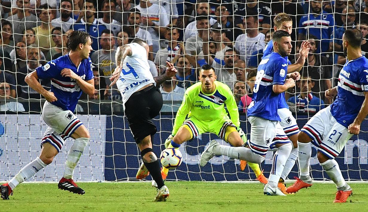 Atas dasar itulah, maka PSSI merasa memiliki peluang untuk menjadikan Emil Audero Mulyadi menjadi anggota skuat Merah Putih melalui poroses Naturalisai. (AFP/Albeto Pizzoli)