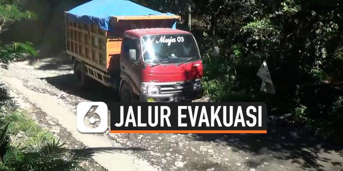 VIDEO: Kondisi Jalur Evakuasi Lereng Merapi Memprihatinkan