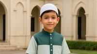 Model Baju Koko Anak Kombinasi (created by AI)