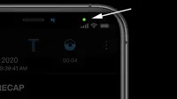 Muncul Titik Hijau di Atas Layar iPhone Usai Update ke iOS 14, Kenapa?