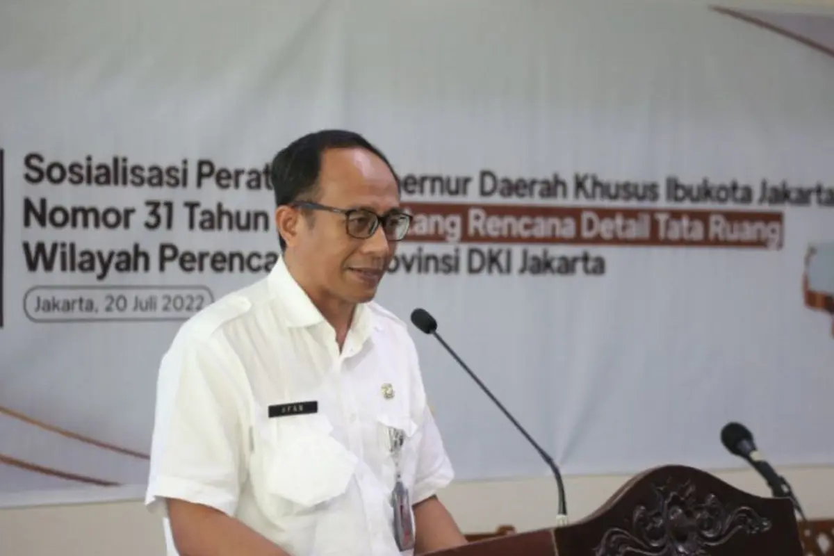 Asisten Pembangunan dan Lingkungan Hidup Sekretaris Daerah Provinsi DKI Jakarta, Afan Adriansyah Idris.
