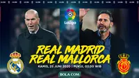 La Liga - Real Madrid Vs Real Mallorca - Head to Head Pelatih (Bola.com/Adreansu Titus)