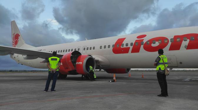 Pesawat Lion Air JT173 Tergelincir di Bandara Radin Inten II Lampung - News  Liputan6.com
