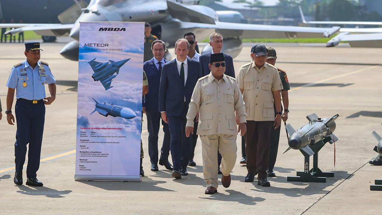FOTO: Prabowo Serahkan Rafale dan Rudal Meteor untuk Perkuat Pertahanan Udara