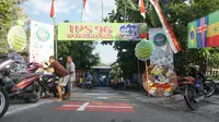 Kemeriahan TPS di kampung Jokowi saat Pilkada 2018. (Liputan6.com/Fajar Abrori)