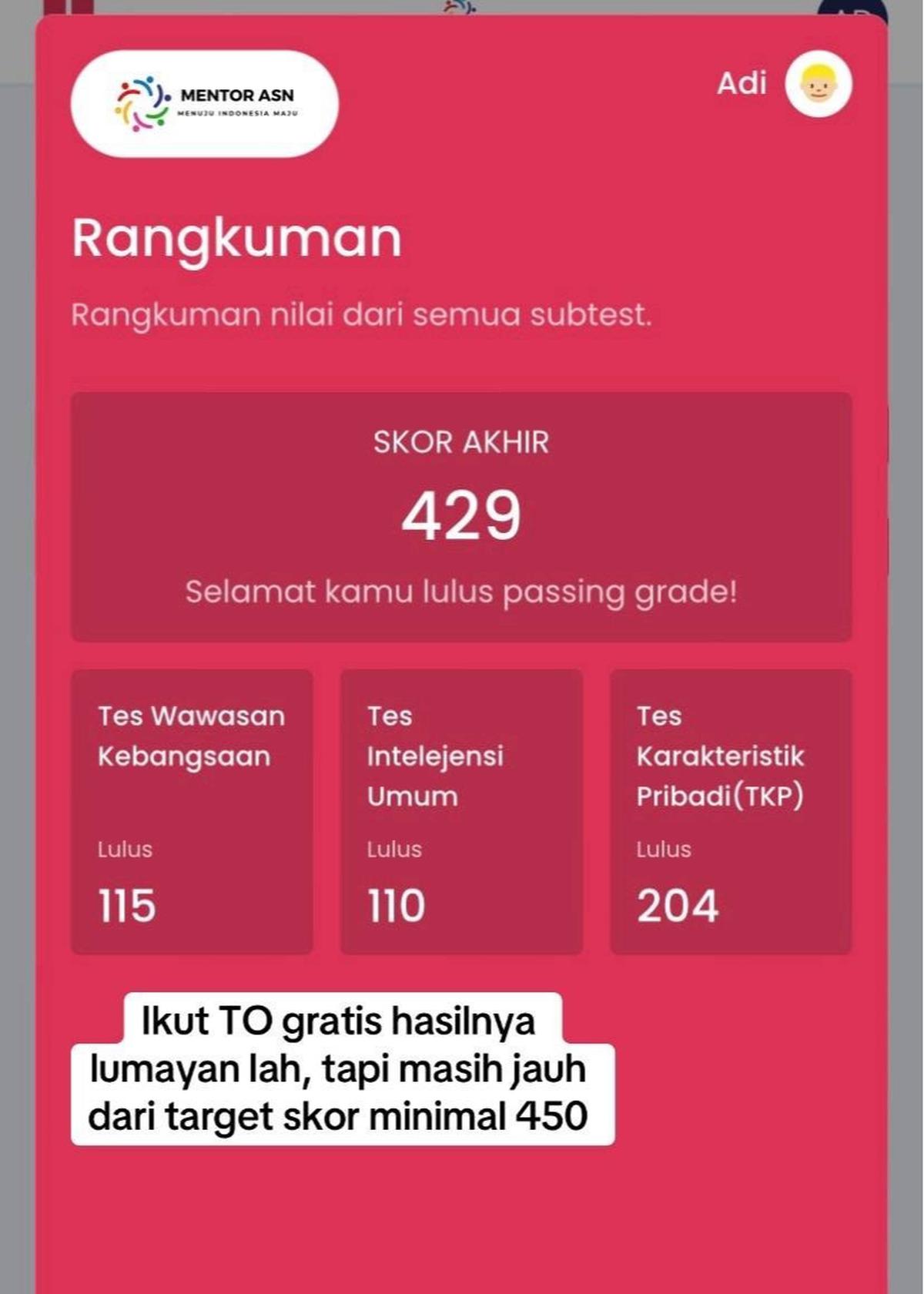 Lakukan Persiapan Matang hingga Ikuti Tes SKD, Kisah Pria Ikut CPNS 2024 Ini Curi Perhatian