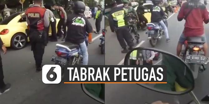 VIDEO: Pelaku Penabrak Petugas Penyekatan Mudik di Klaten Masih Remaja