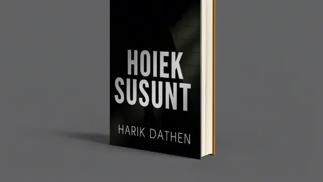 Desain Cover Buku Siluet