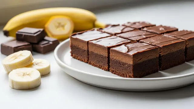 rownies Pisang Coklat 2 Bahan Tanpa Tepung