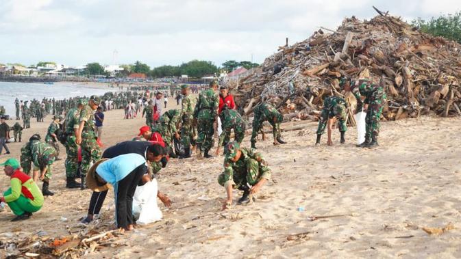 Usai Disindir Presiden Prabowo, Pantai Kuta Langsung Dibersihkan