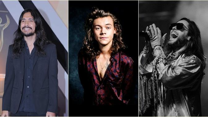 6 Penyanyi yang Tampil Keren dengan Rambut  Gondrong News 