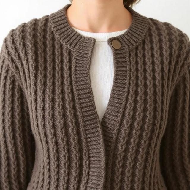 5. Textured Cardigan