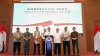 Juru Bicara Penanganan COVID-19, Achmad Yurianto dalam konferensi pers di Graha BNPB, Jakarta Timur, Sabtu (14/3/2020). (Dok Badan Nasional Penanggulangan Bencana/BNPB)