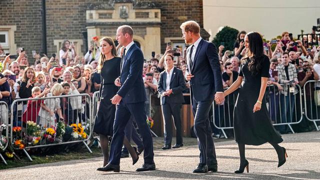 Penampilan Perdana Pangeran William - Kate Middleton dan Pangeran Harry - Meghan Markle Jelang Pemakaman Ratu Elizabeth II