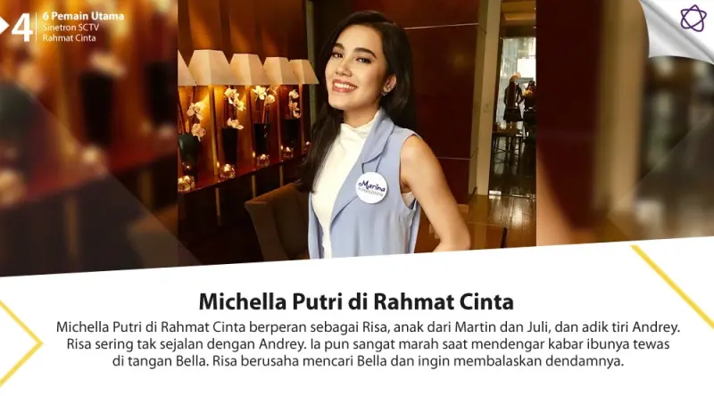 6 Pemain Utama Sinetron SCTV Rahmat Cinta.  (Digital Imaging: Nurman Abdul Hakim/Bintang.com)