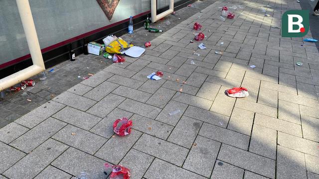 Sampah Berserakan di Dortmund