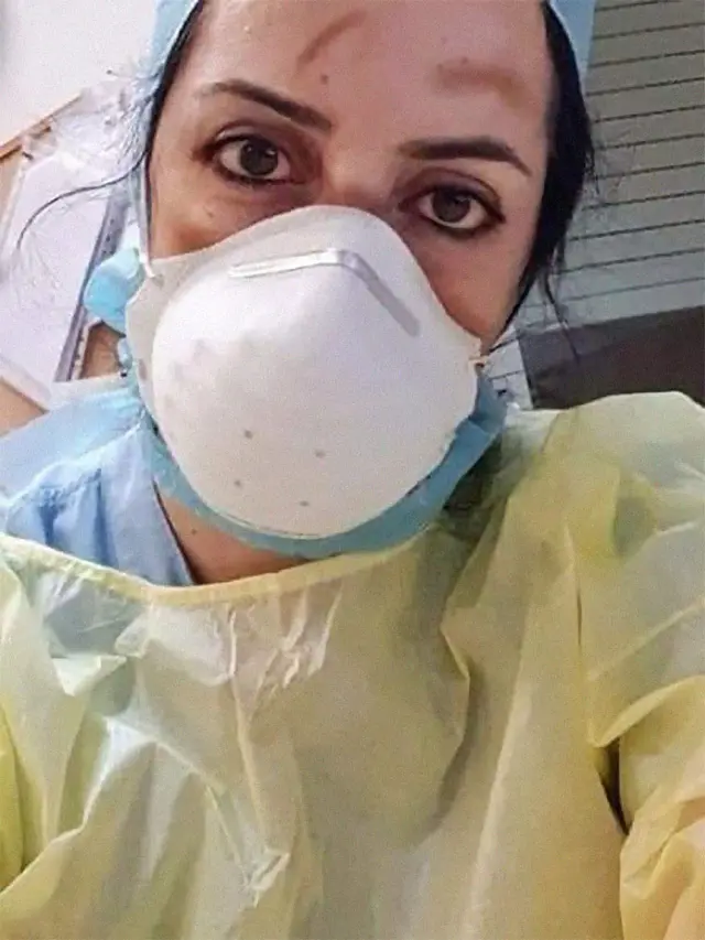 7 Potret Memilukan Tenaga Medis Kelelahan Bekerja Hadapi Pasien Virus Corona, Ini Pesan Mereka