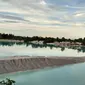 Indahnya Danau Kaolin di Belitung (Liputan6.com/Hotnida Novita Sary)