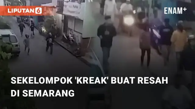 Beredar video terkait aksi sekelompok kreak yang buat resah warga. Kejadian tersebut berada di wilayah Gang Kalibaru, Semarang Utara