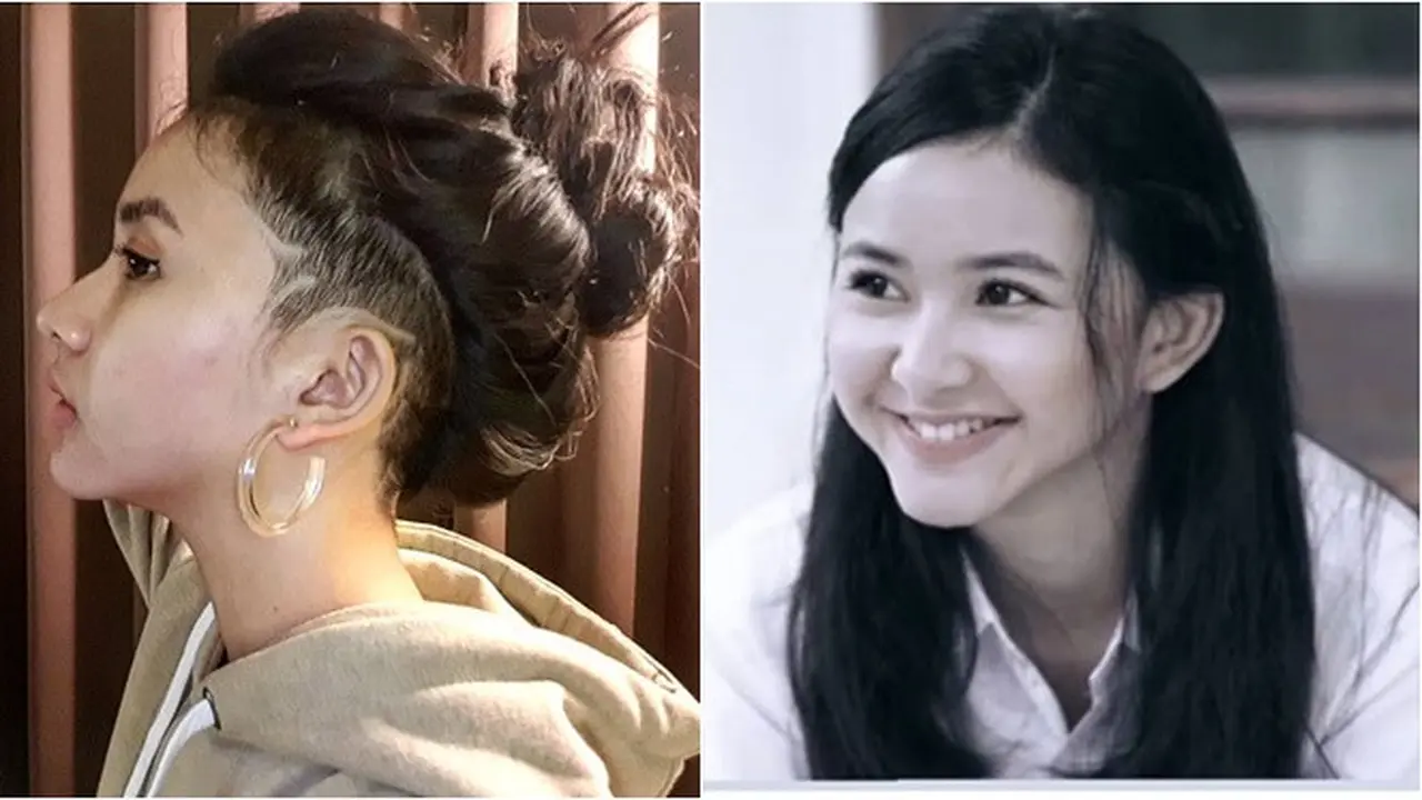 6 Gaya Rambut Adinda Azani, Dari Pendek Hingga Skinhead