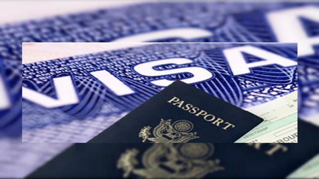 Ilustrasi visa paspor