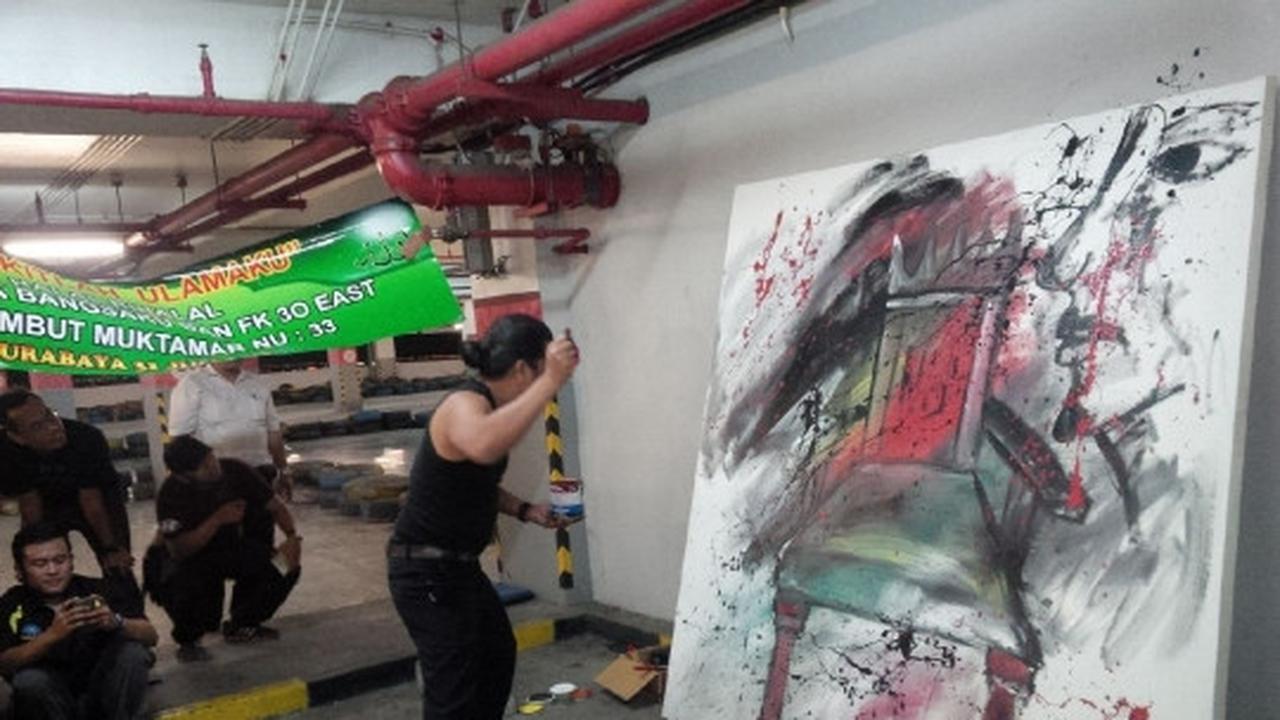 Seniman tercepat di dunia lukis keruwetan Muktamar NU