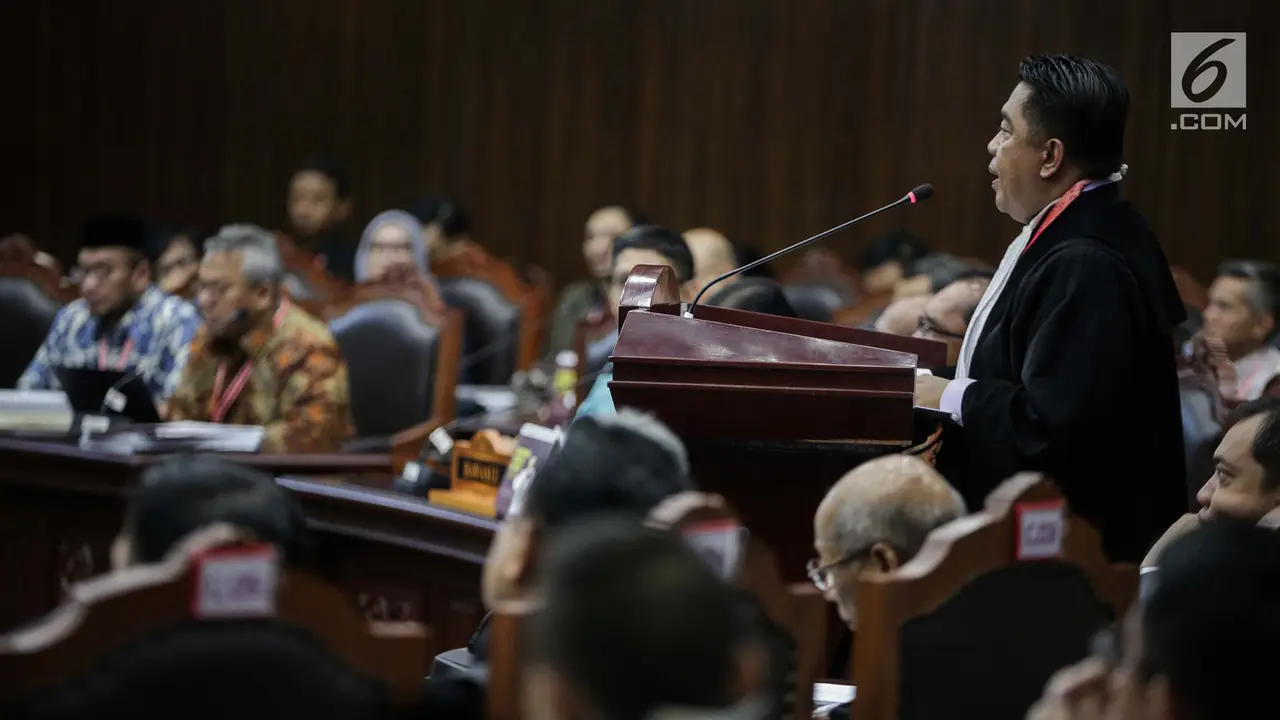 Kuasa Hukum KPU Paparkan Keterangan di Sidang Sengketa Pilpres