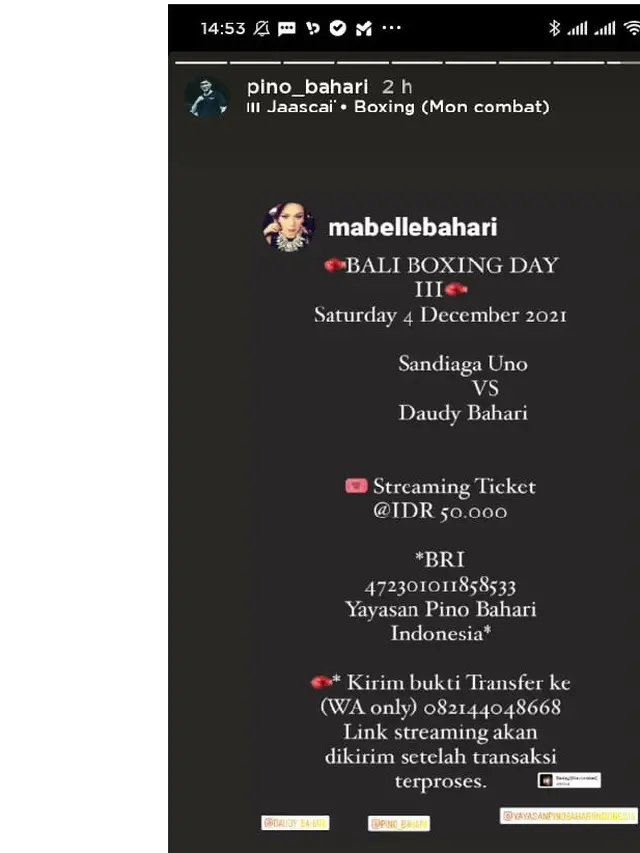 Sandiaga Uno Vs Daudy Bahari