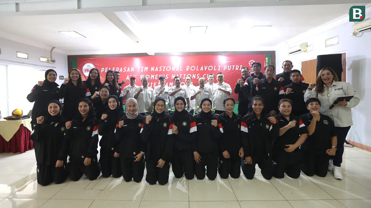 Pelepasan Timnas Voli Putri Indonesia