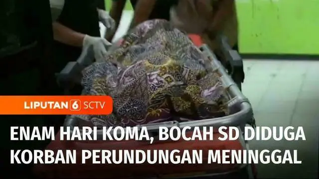 VIDEO: Miris! Bocah SD Korban Bullying Meninggal Dunia Setelah Koma Sepekan