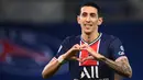 Angel Di Maria bergabung dengan Paris Saint-Germain pada musim 2015/2016. Ia pernah berseragam Real Madrid pada tahun 2010 hingga 2014, lalu pindah ke Manchester United. Bersama Los Blancos, Ia tercatat telah tampil sebanyak 190 kali dengan torehan 36 gol dan 85 assist. (Foto: AFP/Franck Fife)