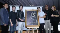 Al Ghazali saat hadir dalam acara peluncuran teaser dan poster film 13 The Haunted di kawasan Sarinah, Thamrin, Jakarta Pusat, Jumat (27/4/2018). (Nurwahyunan/Bintang.com)