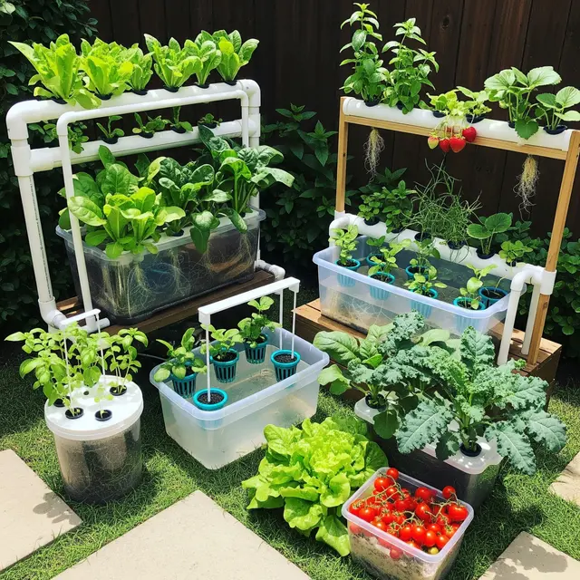 Desain Kebun Mini di Halaman Belakang untuk Rumah Kecil (Image by Gemini AI)