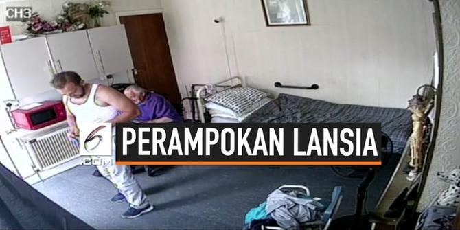 VIDEO: Detik-Detik Perampok Ambil Uang Lansia Penyandang Disabilitas