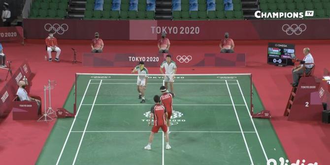 VIDEO: Bulu Tangkis Olimpiade 2020, Kevin/ Marcus Tumbang dari Pasangan Taiwan