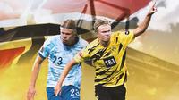 Ilustrasi - Erling Haaland Timnas dan Dortmund (Bola.com/Adreanus Titus)