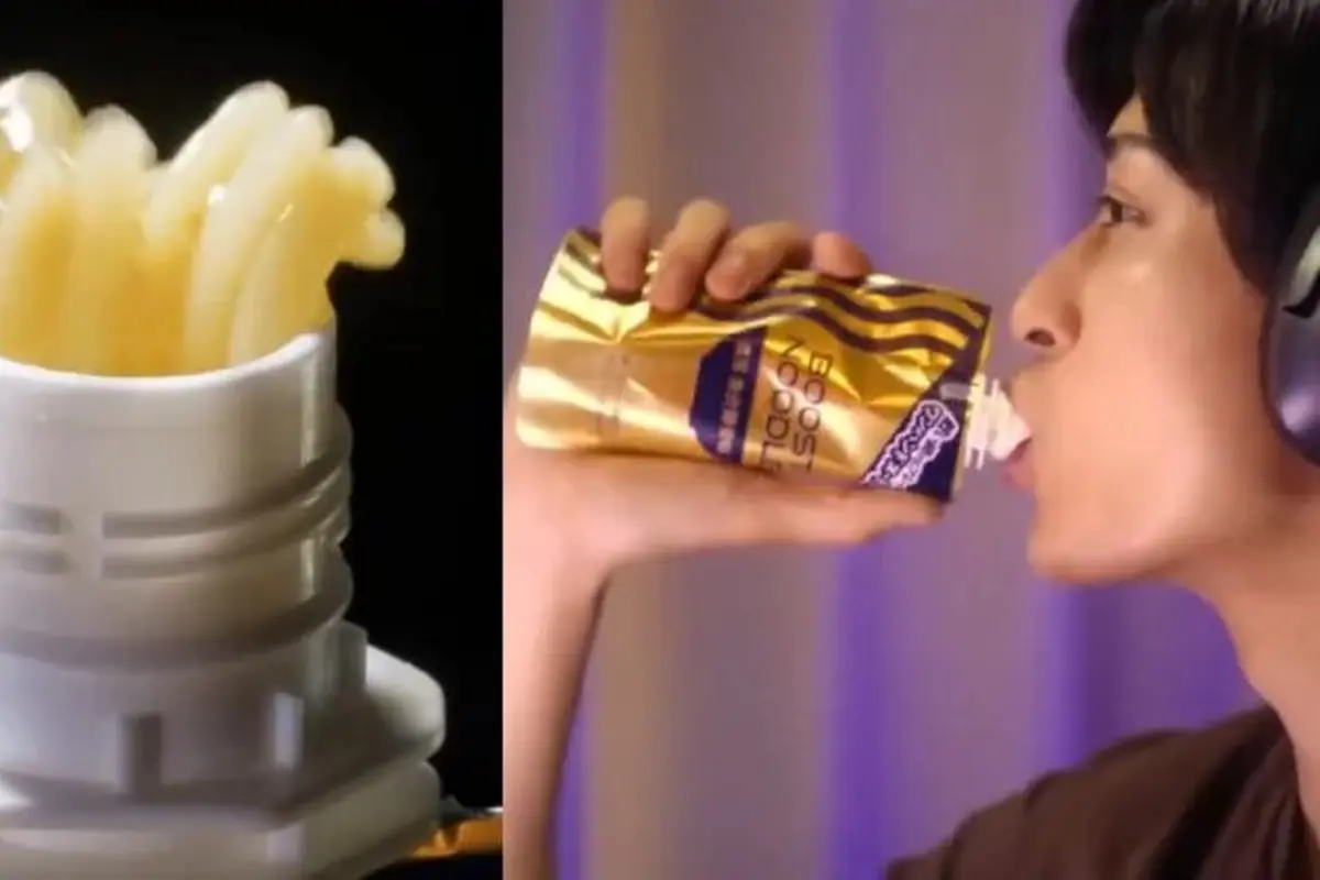 Boost Noodle, jenis baru ramen instan Jepang yang dirancang untuk dikonsumsi dengan satu tangan. (Nippon Ham/Oddity Central)