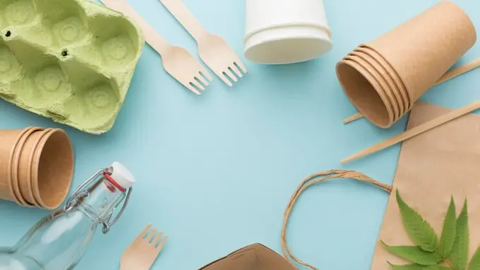 Menggunakan wadah dapur ramah lingkungan