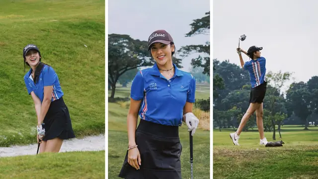 Penampilan Anya Geraldine Saat Main Golf, Selalu Tampil Cantik
