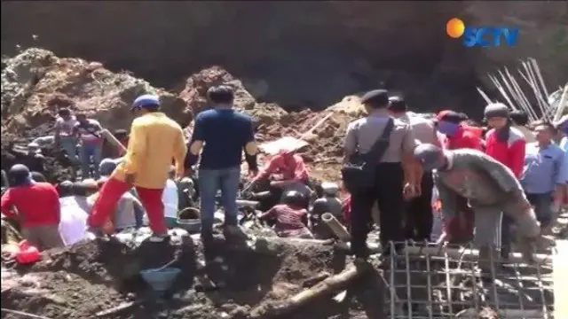 3 Pekerja Bangunan Tertimbun Material Proyek Tanggul di Bondowoso