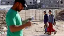 Lebih dari 400 orang tewas usai Israel menggempur habis-habisan Jalur Gaza, Palestina, pada Selasa (18/3/2025). (BASHAR TALEB/AFP)