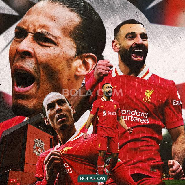 Liverpool - Mohamed Salah dan Virgil van Dijk